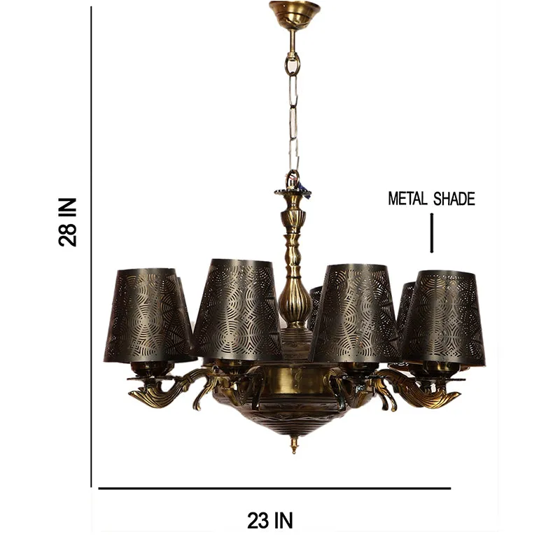Chromo Etched Vilona Ceiling Lamp media 5