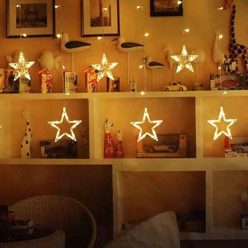Starry Nights Curtain String Light media 3