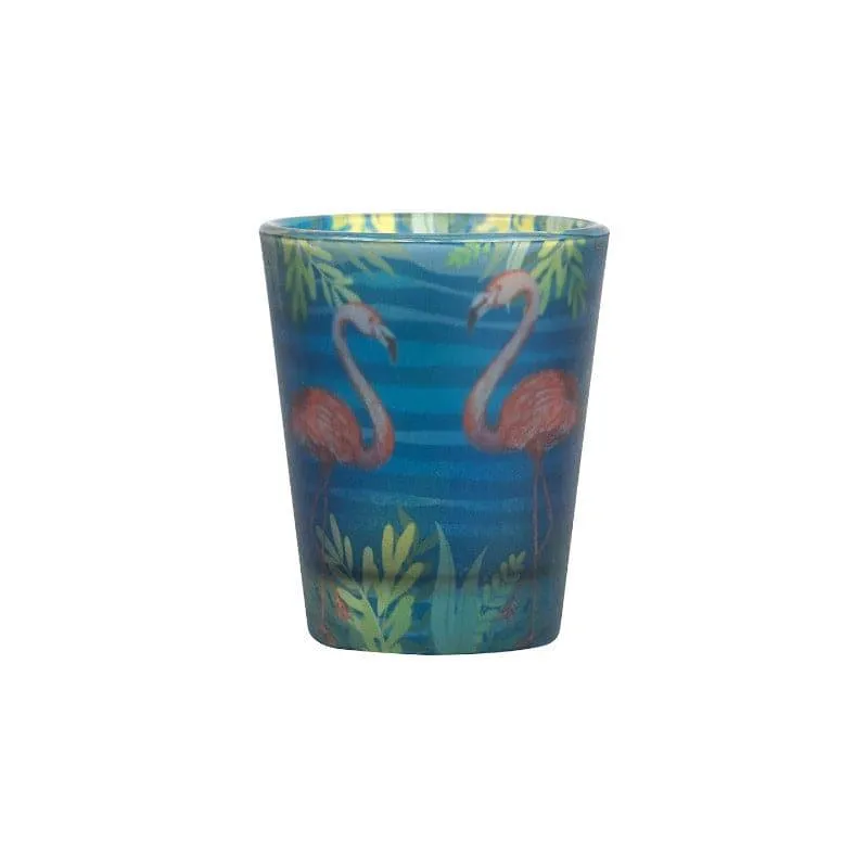 Flamingo Shore Frosted Shot Glass (30 ml) - Set Of Four media 4