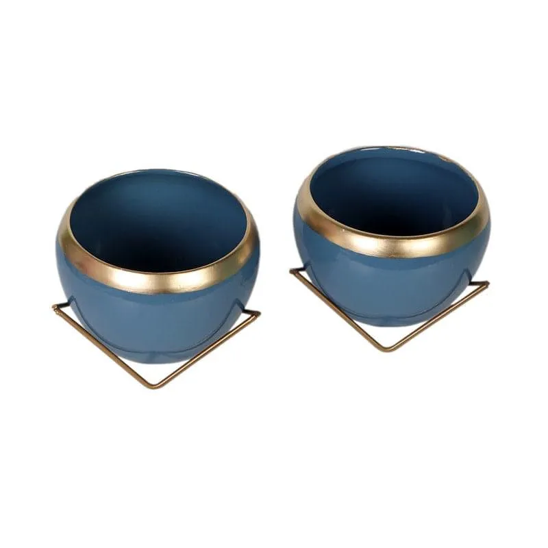 Guja Apple Planter (Blue) - Set Of Two media 4