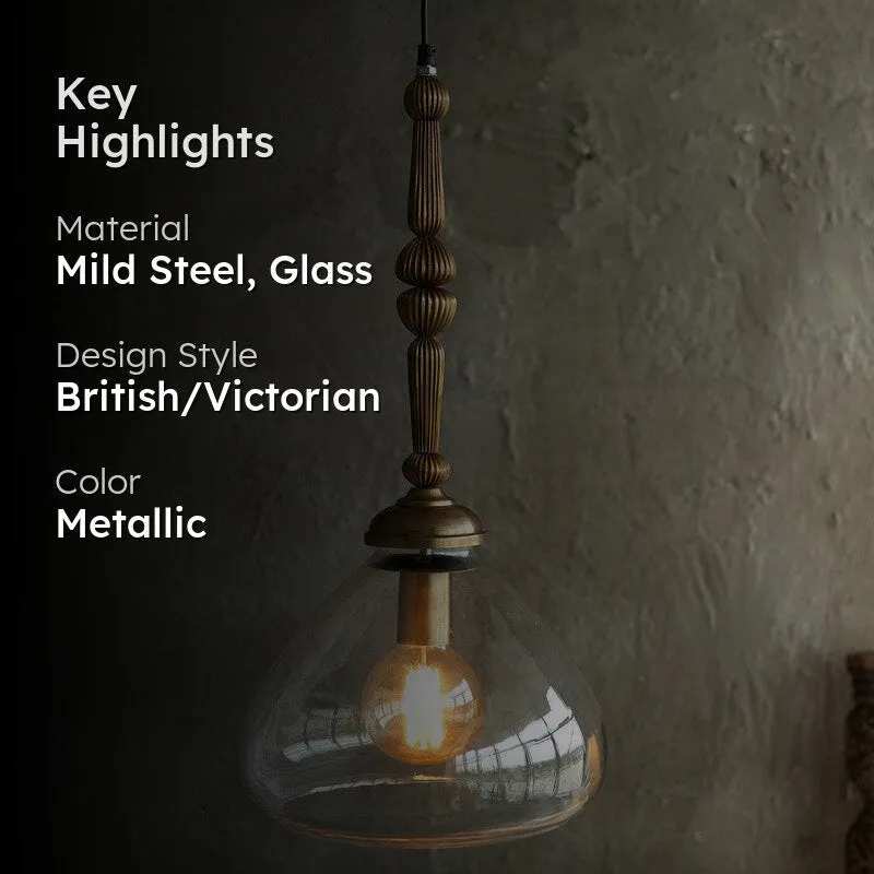 Kurasi Drop Glass Ceiling Lamp media 2