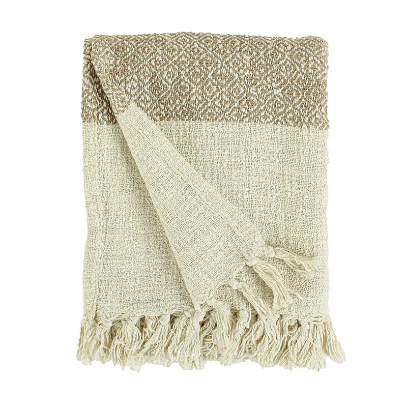 Elmii Cotton Throw - Beige media 5
