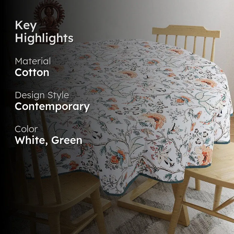 Muhina Table Cover (Green) - Four Seater media 2