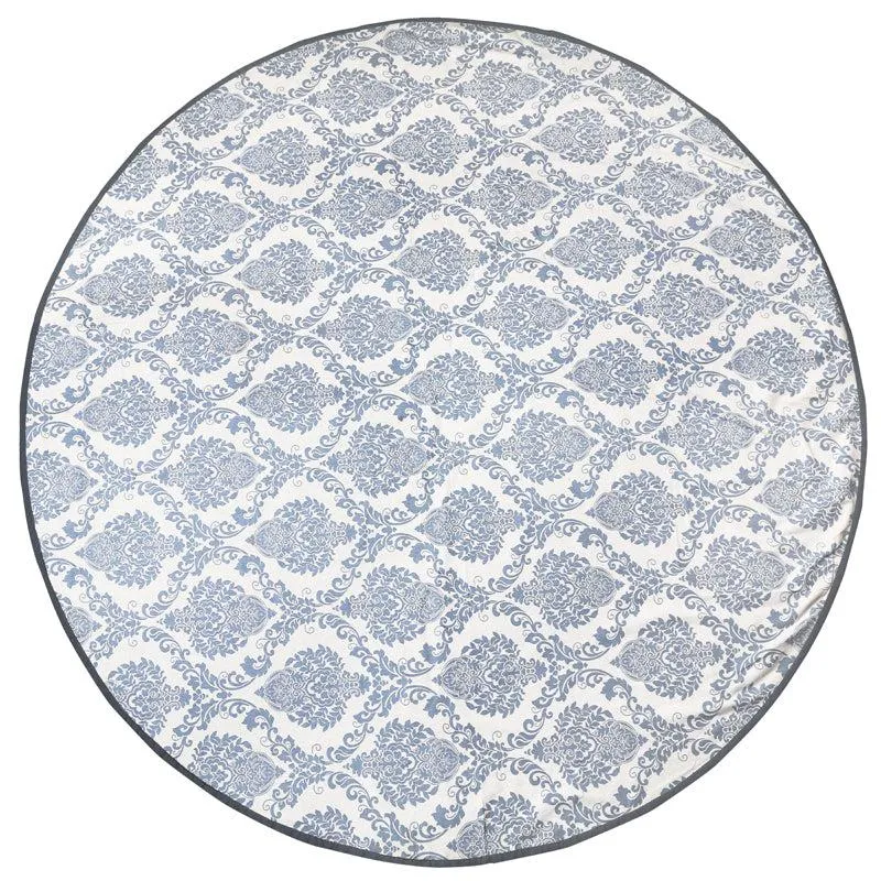 Ardila Ethnic Round Table Cover - Blue media 4