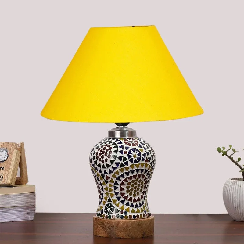 Halion Wooden Table Lamp - Multicolor media 4