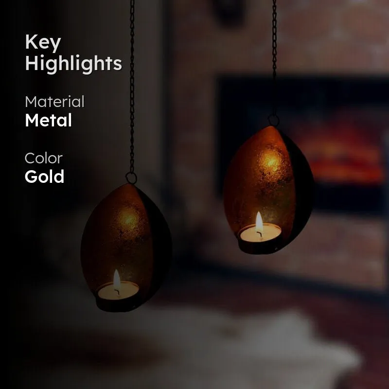 Wall Hanging Candle Holder - Set Of Five media 2