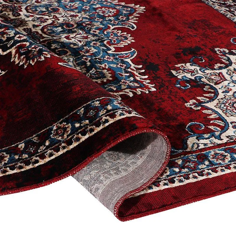 Sinera Ethnic Nylon Carpet - Maroon media 4