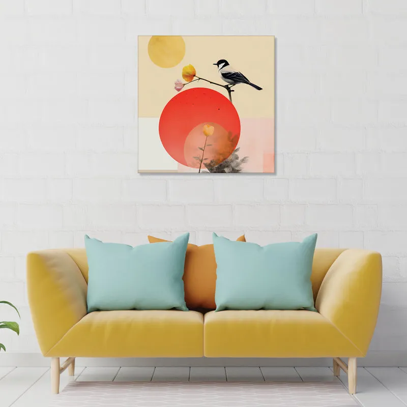 Sparrow Dawn Canvas Wall Art media 4