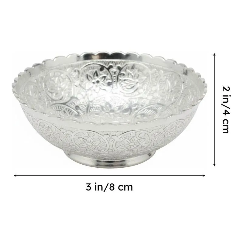 Uttara Silver Plated Accent Bowl media 7