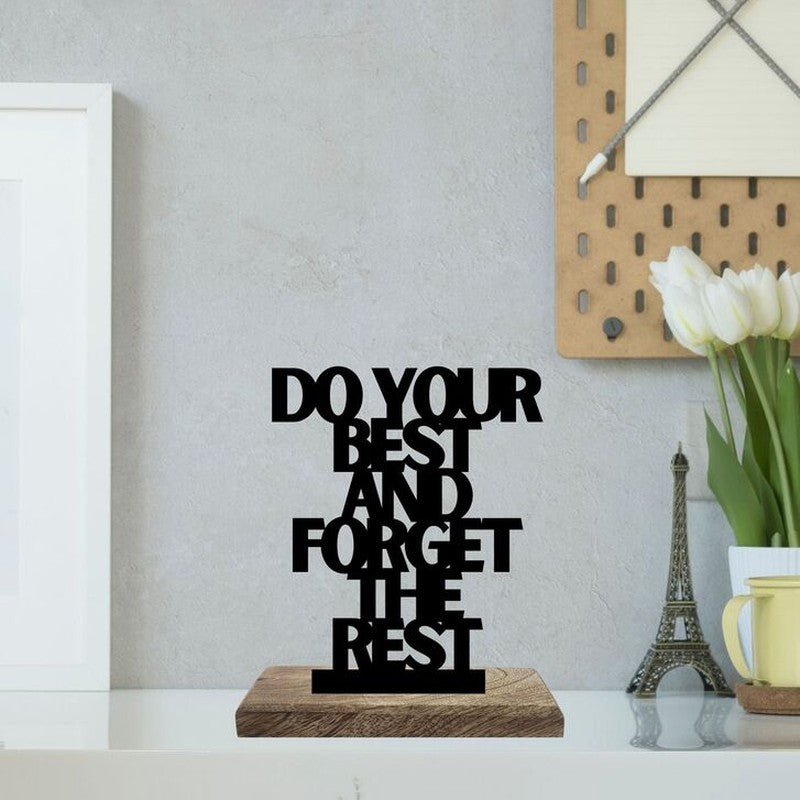 Optimal Mindset Boundless Efforts Typography Showpiece - Set Of Two media 3
