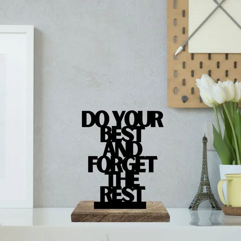 Optimal Mindset Boundless Efforts Typography Showpiece - Set Of Two media 3