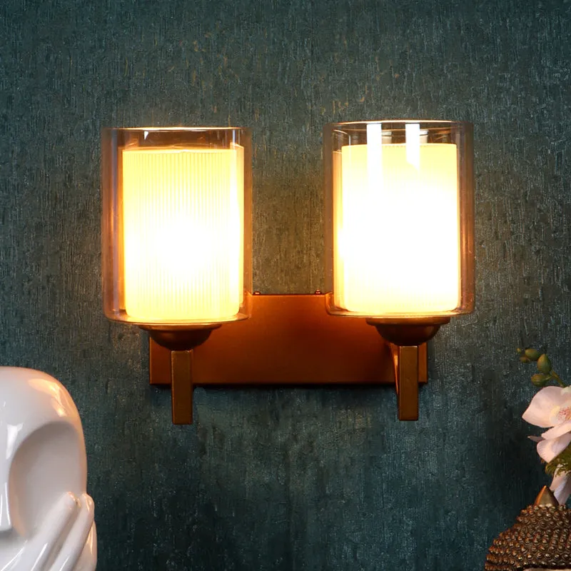 Glisna Duo Iron Wall Lamp media 1