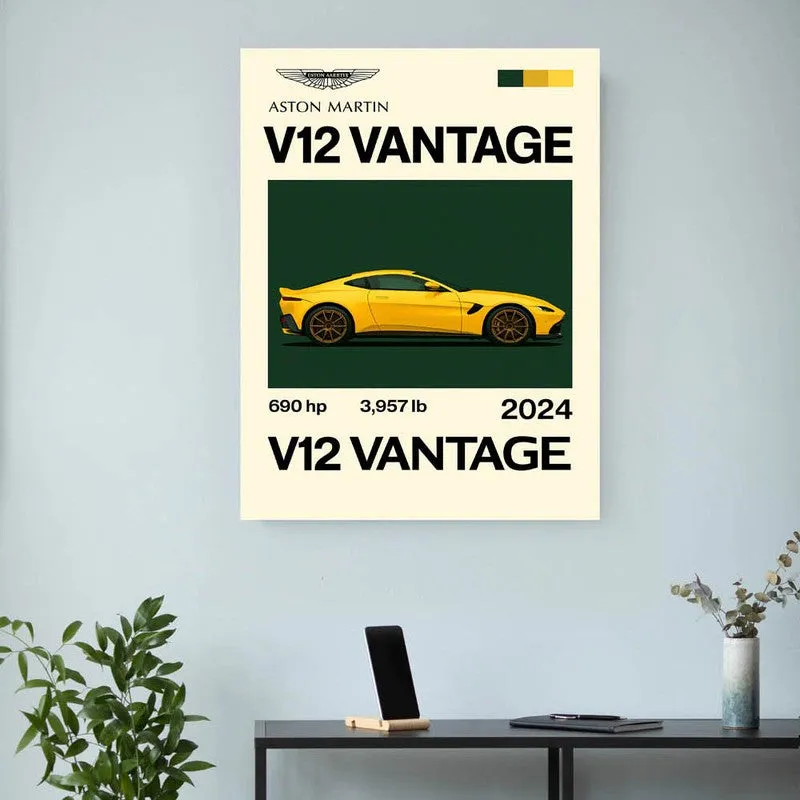 Aston Martin V12 Wall Poster media 3