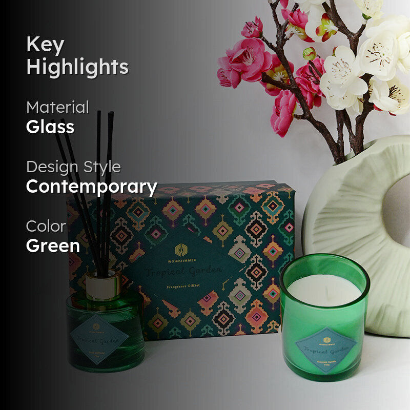 Bruma Reed Diffuser (Tropical) - Two Piece Set media 2