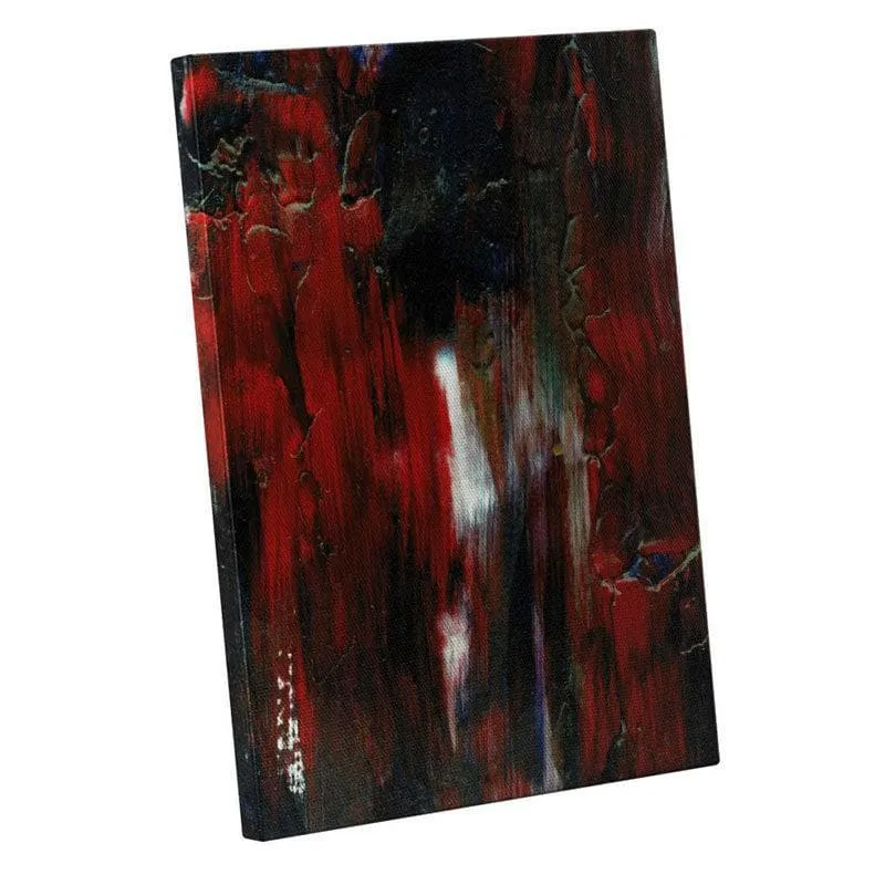 Black Night Abstract Canvas Painting - Gallery Wrap media 3