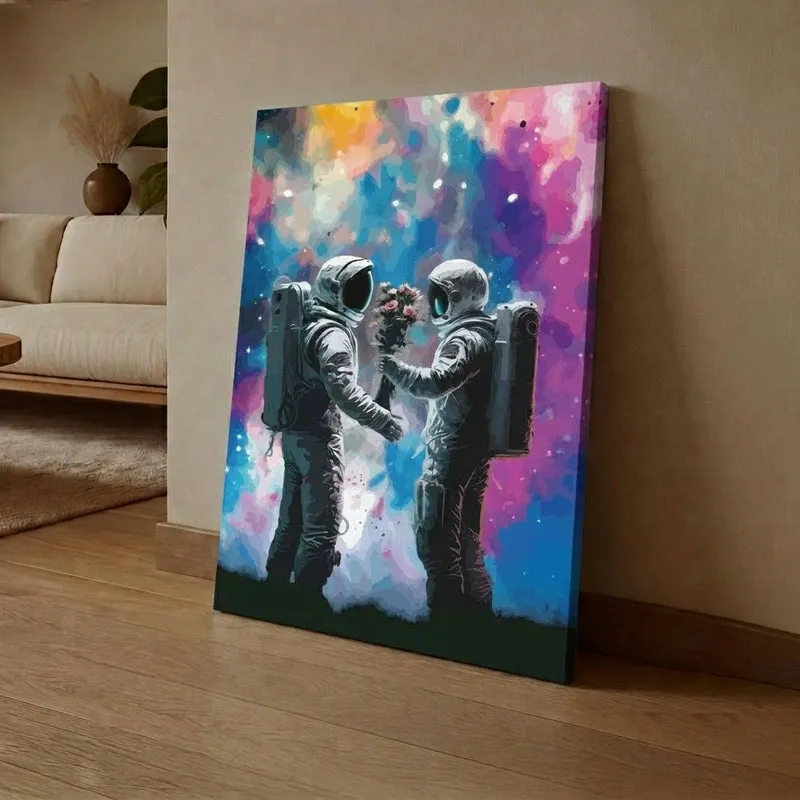 Astral Love  Wall Painting media 1