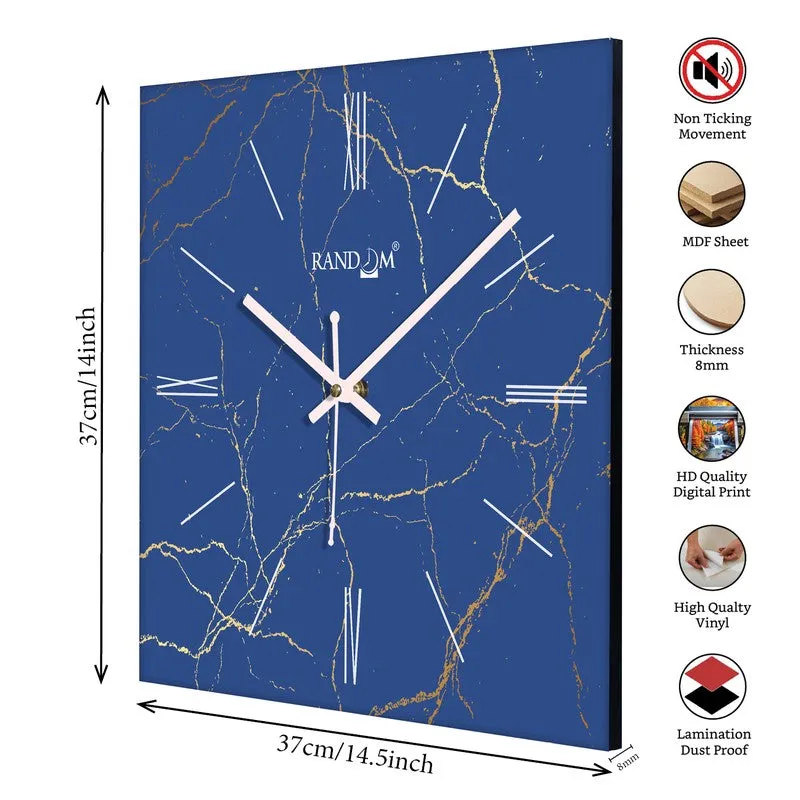 Zenvyx Analog Wall Clock - Blue media 8