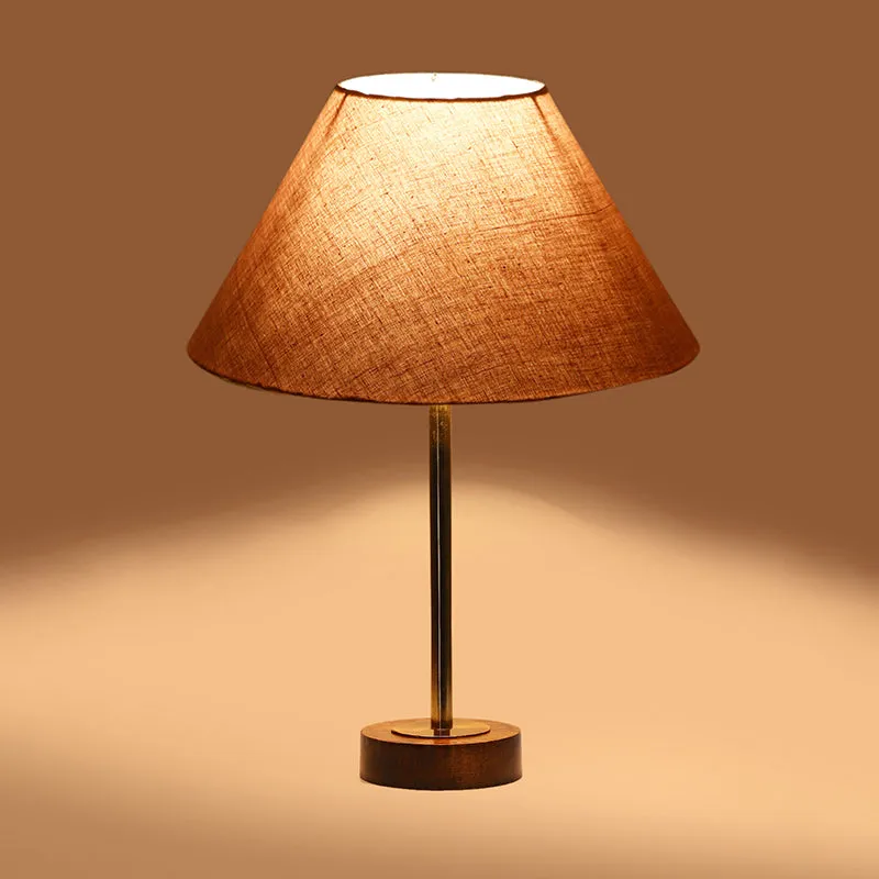 Cotin II Rodin Wooden Table Lamp - Grey,Gold,Brown media 6