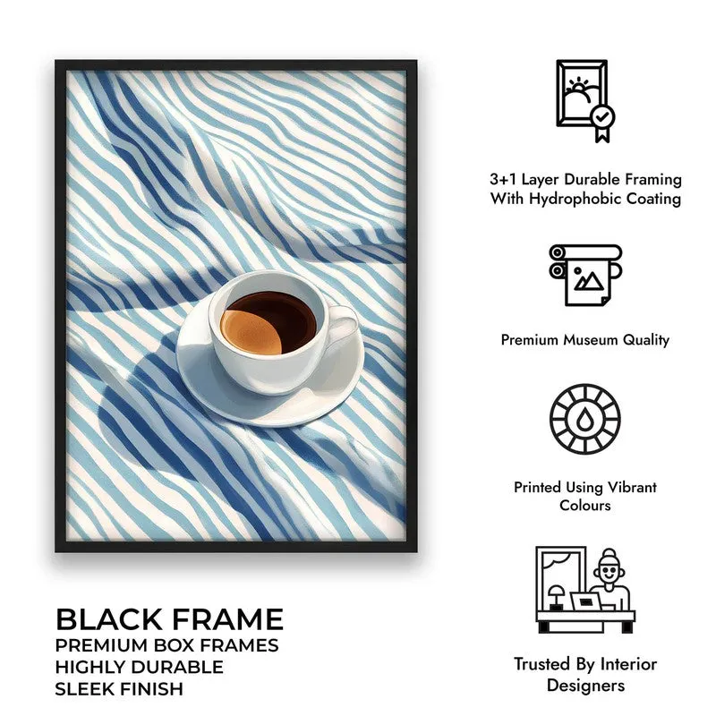 Coffee Couture Archival Canvas Wall Art - Black media 10