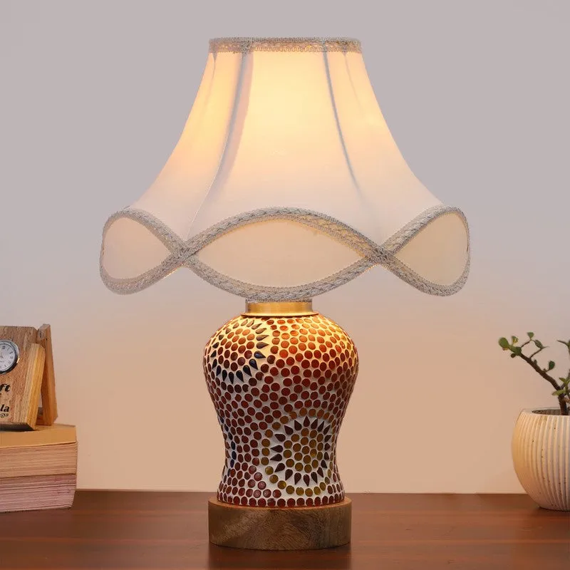 Aranya Arc Wooden Table Lamp - Multicolor media 3