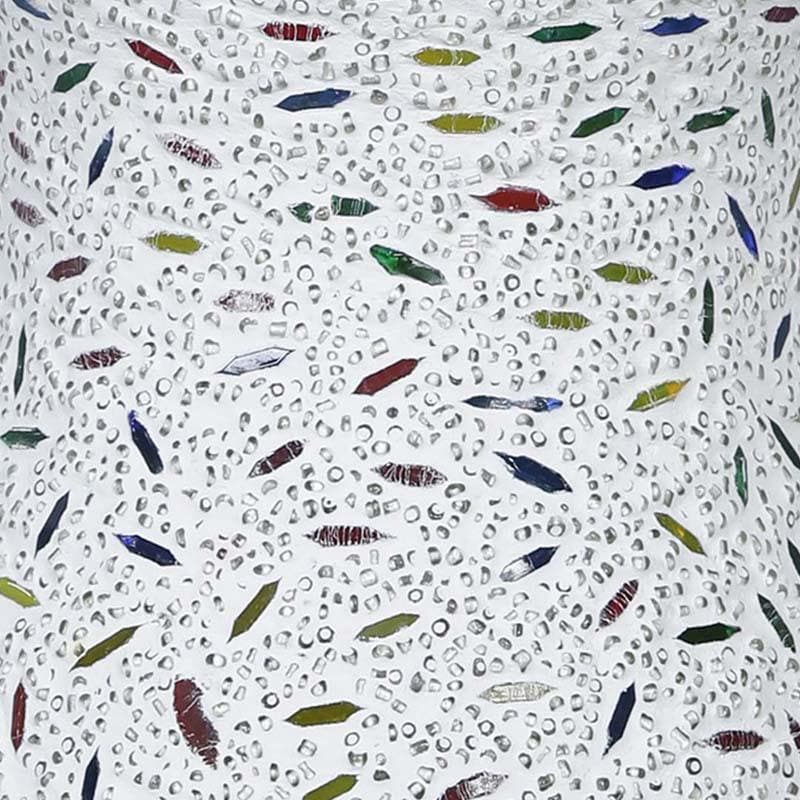 Speckled Mosaic Glass & Metal Wall Lamp media 6