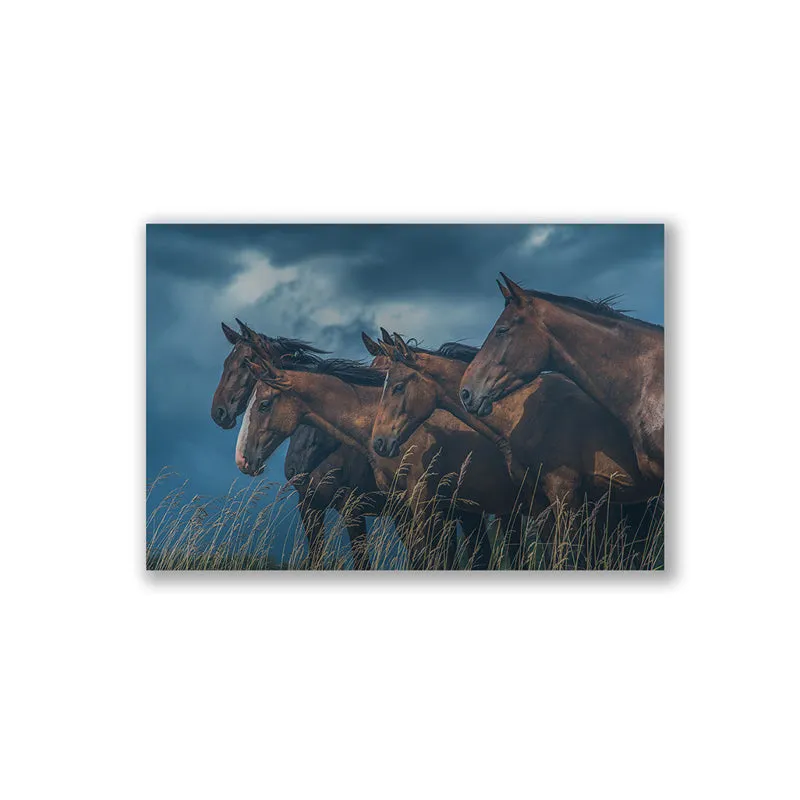Grazing Horses Wall Art media 3
