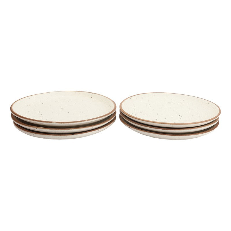 Classic Off (White Quarter Plate) - Set Of Six media 3