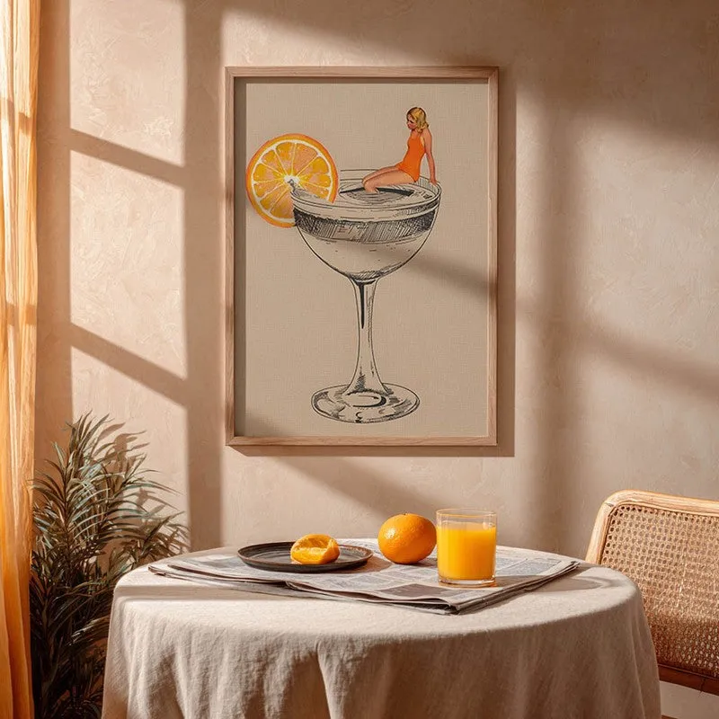 CocktailDive Archival Canvas Wall Art - Brown media 4