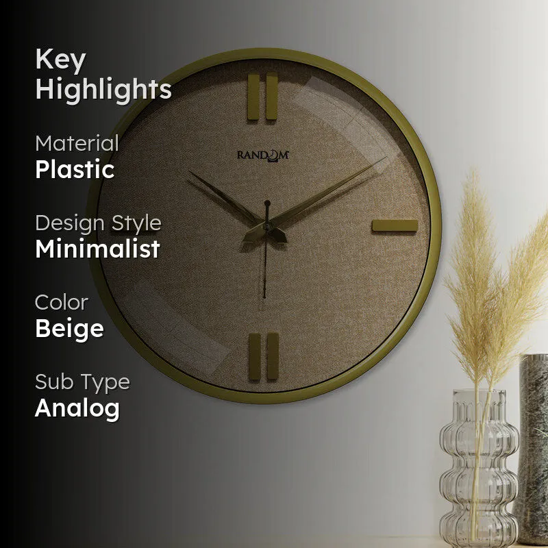 Drew Sweep Silent Wall Clock media 2