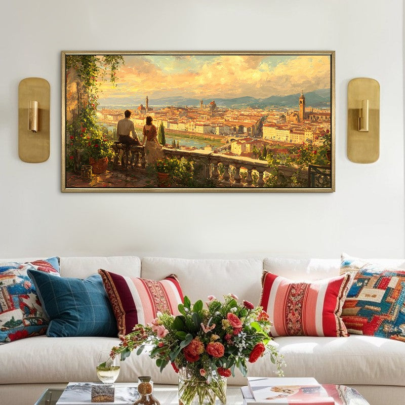 Togetherness Canvas Wall Painting With Frame