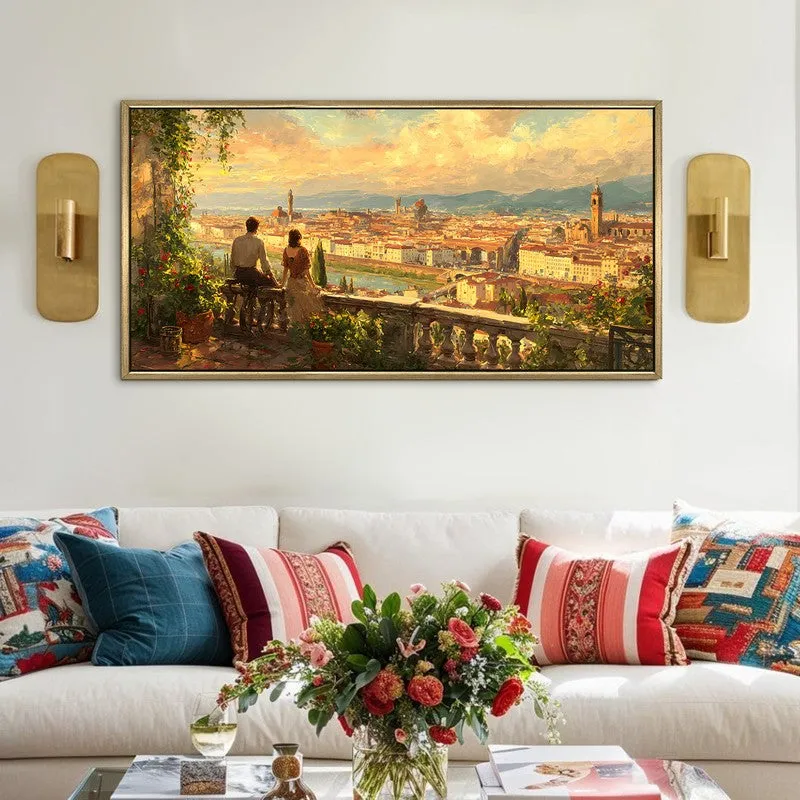 Togetherness Canvas Wall Painting With Frame media 1