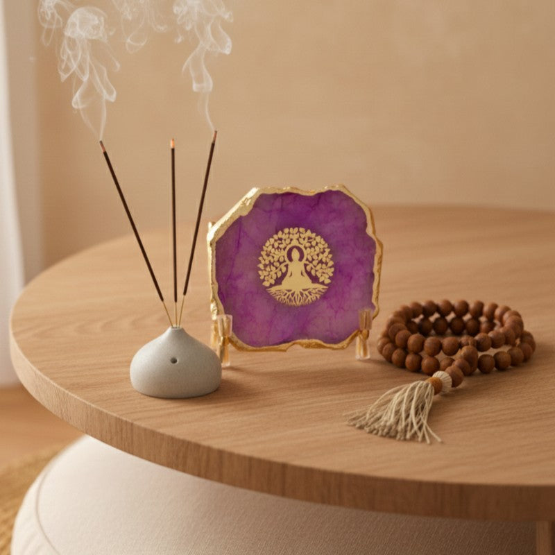 Bodhisatva Agate Showpiece media 3