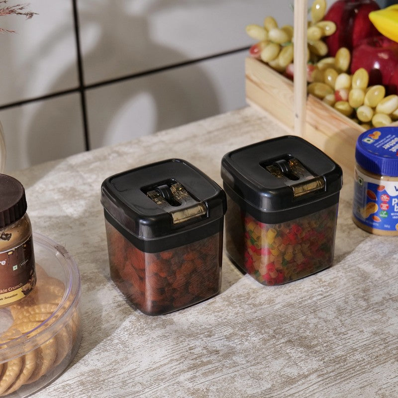Snaplock Seal Nest Air Tight Container (Black/500 mL Each) - Set of Twelve media 5
