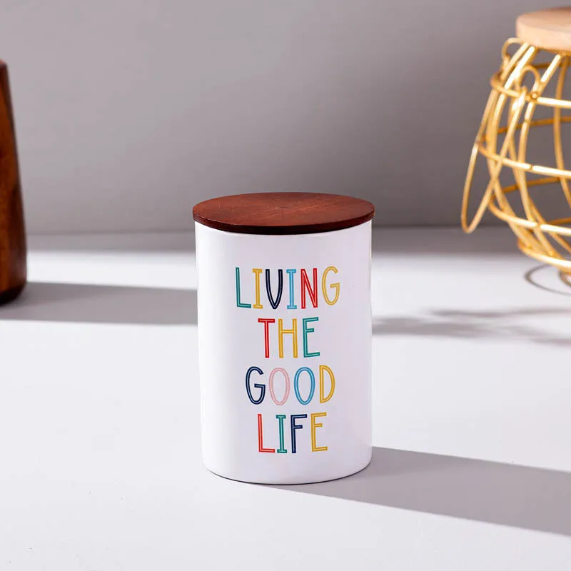 Living The Good Life Storage Jar media 6