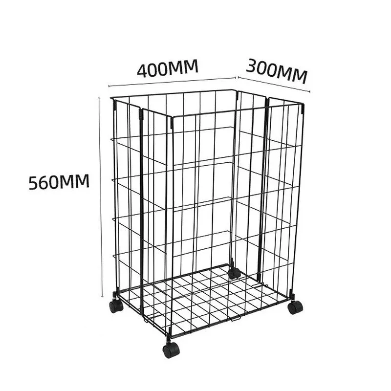 Tidygo Foldable Iron Laundry Basket - Black media 10