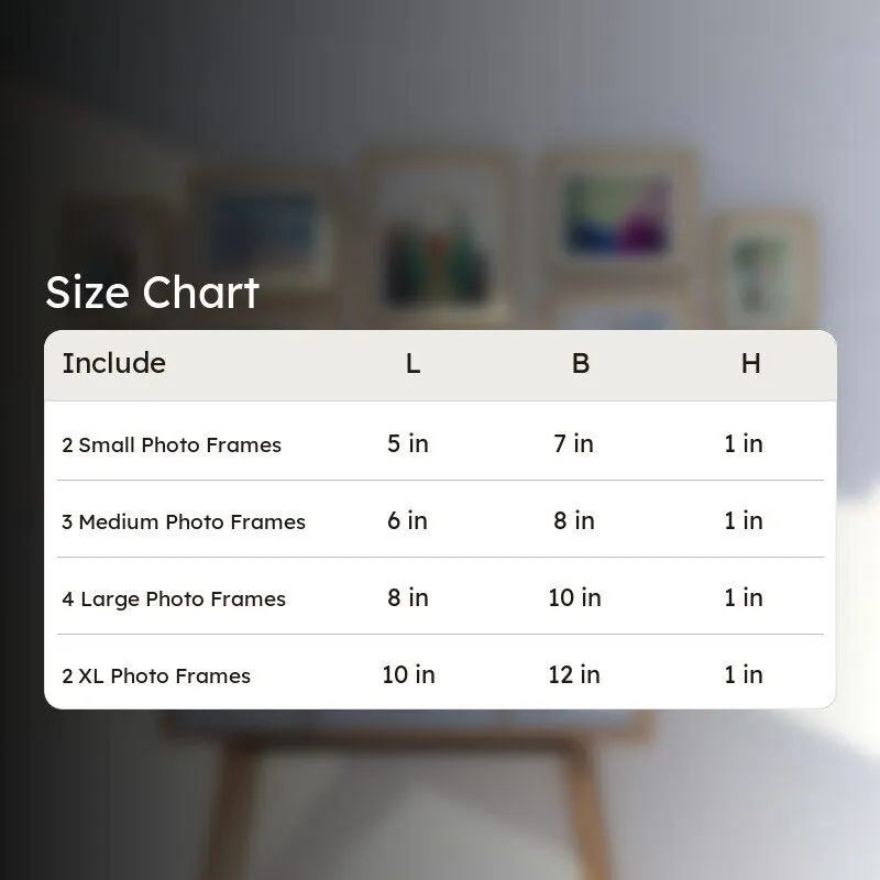 Portio Wooden Photo Frame - Set of Eleven media 8