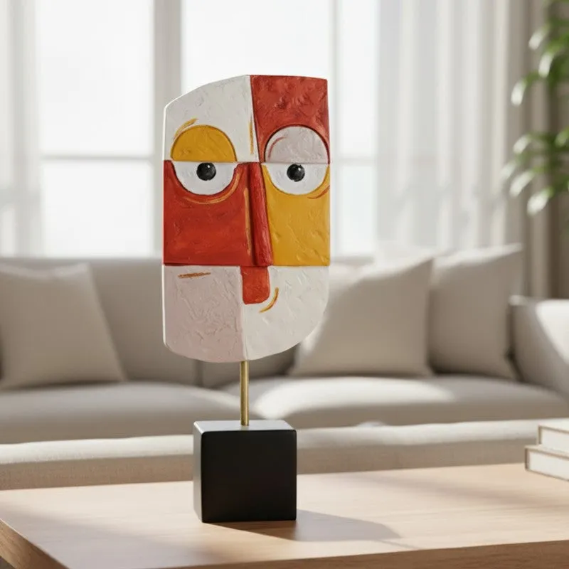 Faces of Form Abstract Art Showpiece - Multicolor media 1