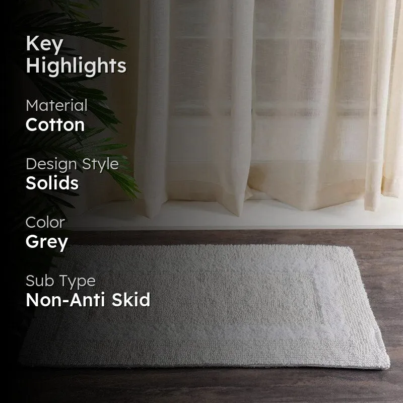 Ette Cotton Bathmat - Grey media 2