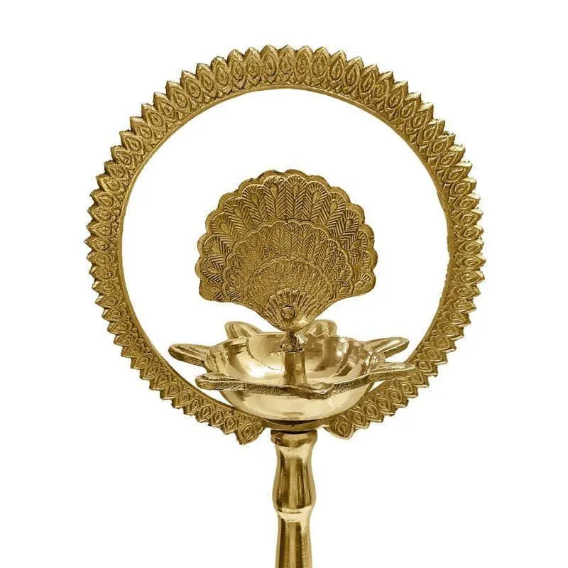 Divine Aura Brass Lamp - Small media 4