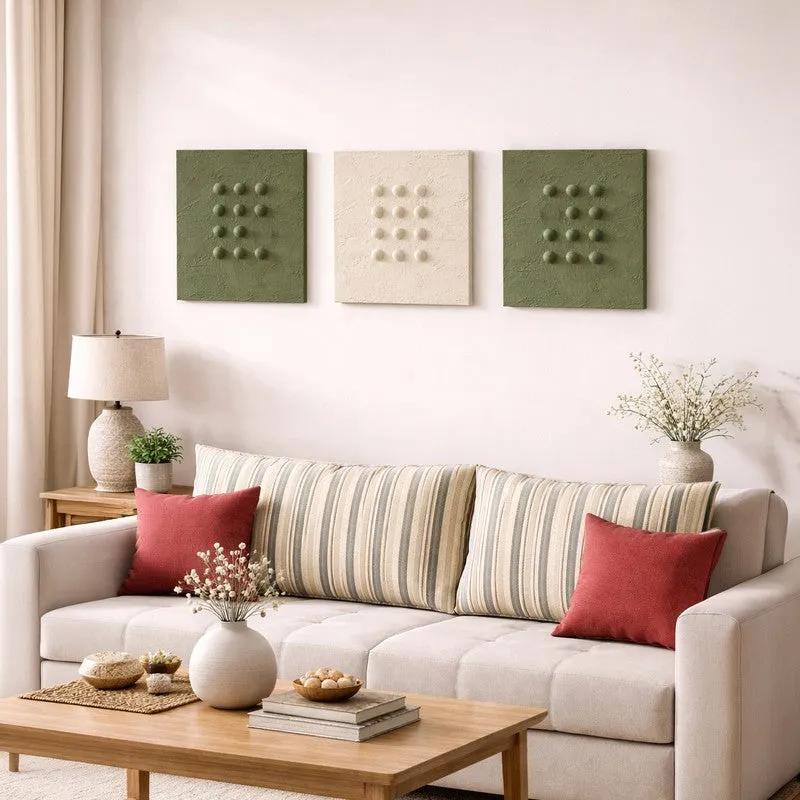 Artique Handcrafted Wall Art - Set of Three media 1