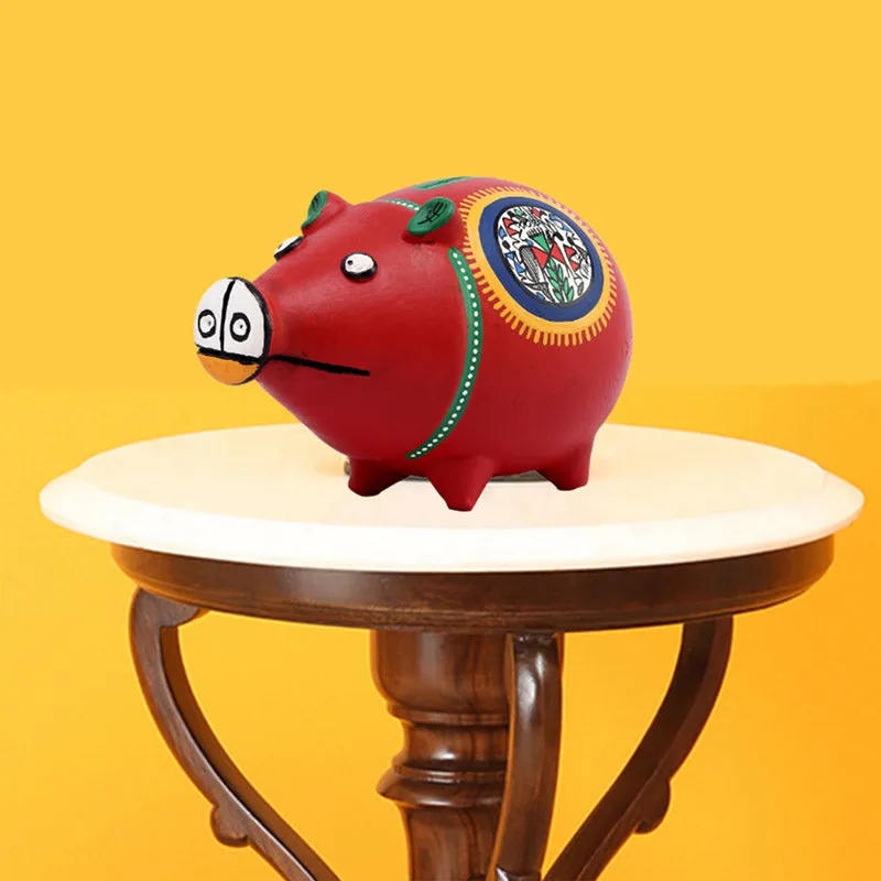 Rufo Red Piggy Bank media 1