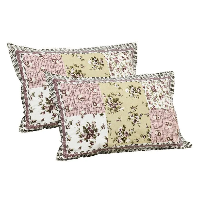 Buola Floral Cotton Bedsheet (Pink,Yellow) - 160 TC media 6