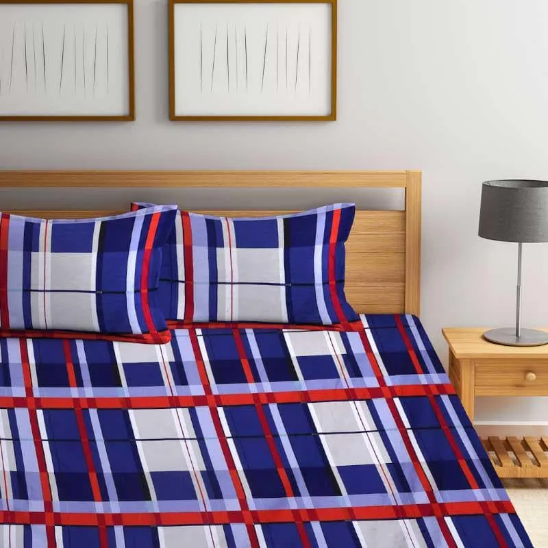 Mirabelle Printed Microfiber Bedsheet - 130 GSM media 1