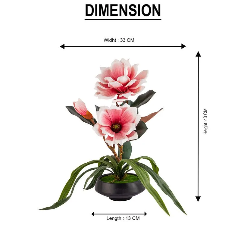 AarviDecor Rosy Blossom Foam Artificial Plants media 8