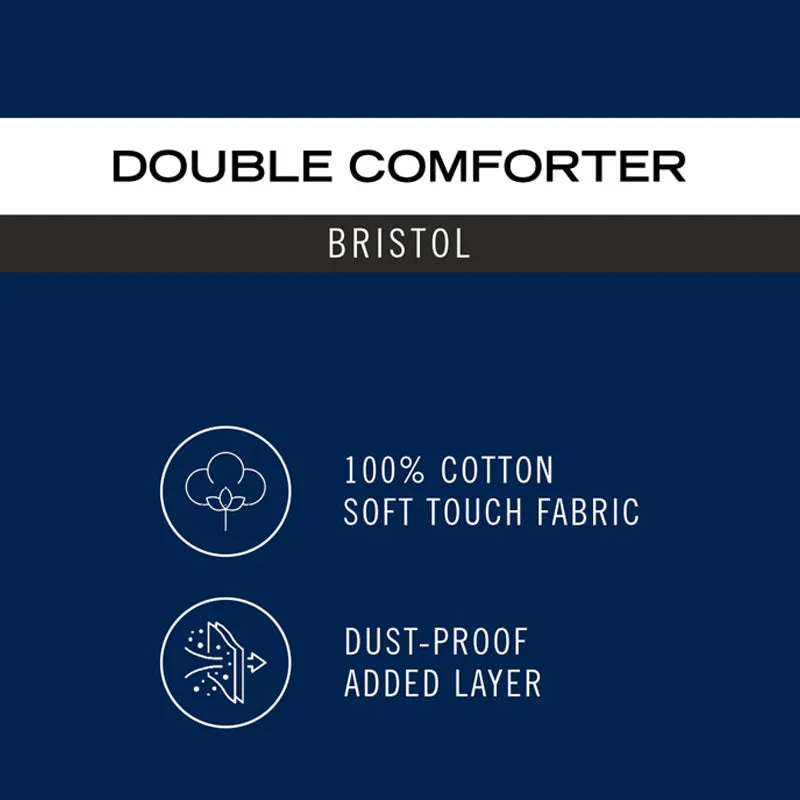 Nautica Thistle Plaid Reversible Comforter (Grey) - 130 GSM media 7