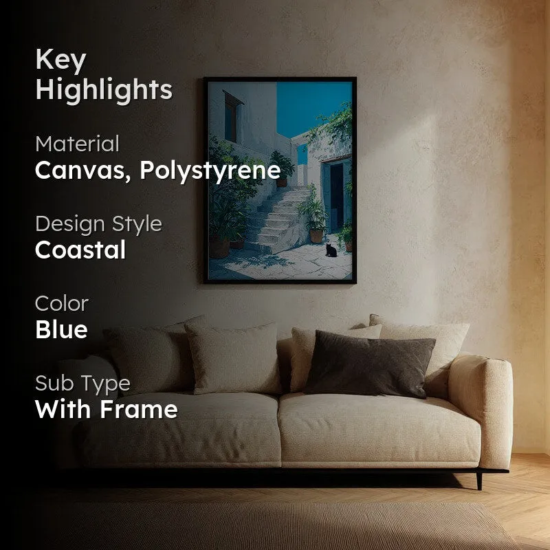 Caelis Canvas Wall Painting With Black Frame media 2