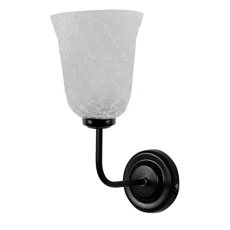 Crystal Bloom Matte Glass Wall Lamp media 8
