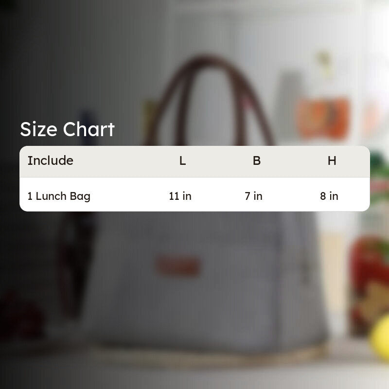 Binta Nylon Lunch Bag - Grey media 7