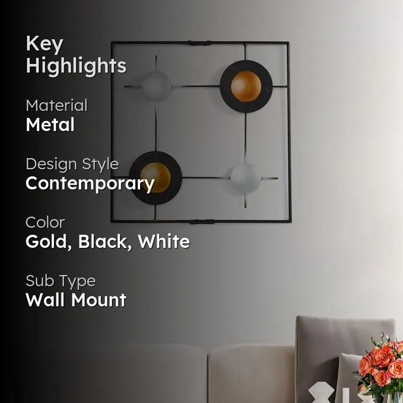 Square Blink Metal Wall Accent media 2
