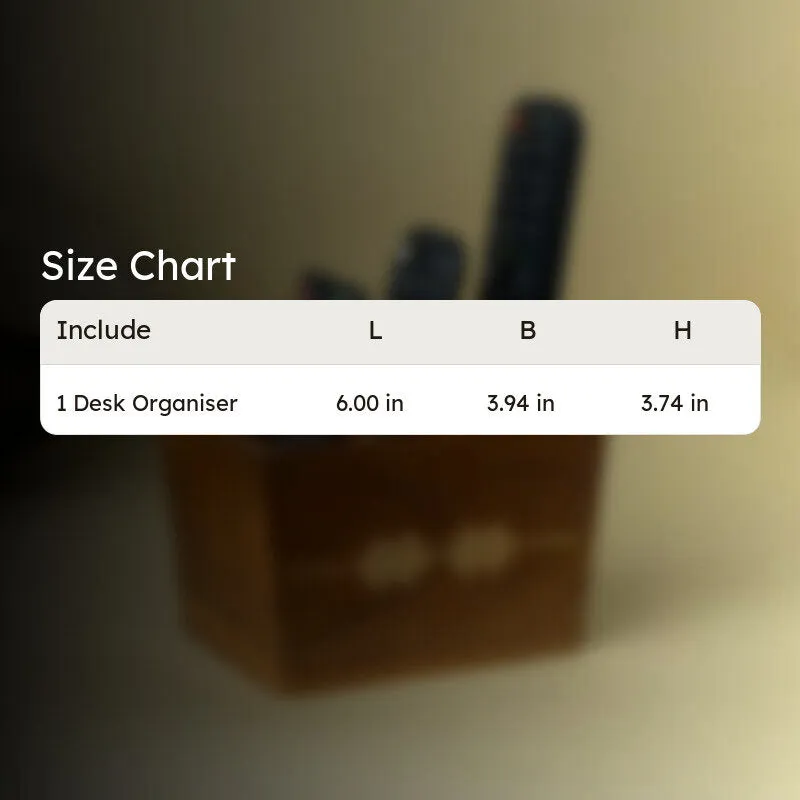 Nova Luxe Wood Desk Organiser - Brown media 11